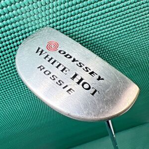 Odyssey White Hot Rossie Mallet Putter Men's RH Steel Shaft 34"